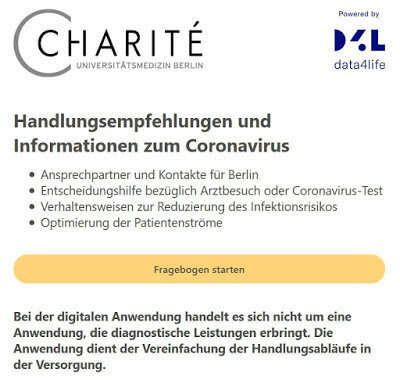 Covapp der Charite