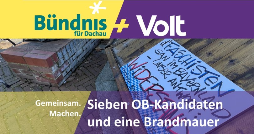 Sieben OB-Kandidaten und eine Brandmauer-Debatte
