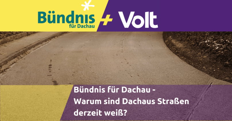 Dachaus Straßen sind weiß – vom&nbsp;Salz!