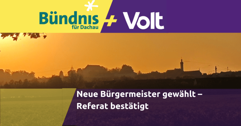Breite demokratische Mehrheit für&nbsp;Dachau