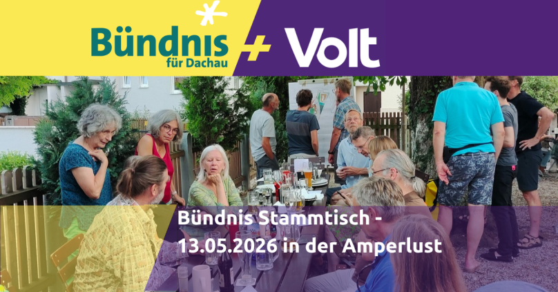 Bündnis Stammtisch – am 13.05.2026 in der&nbsp;Amperlust