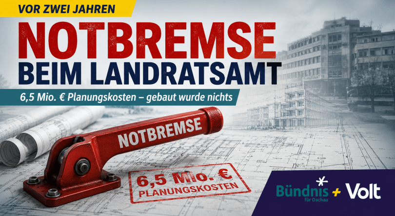 Dachauer Rückblick: Als der Kreistag beim Landratsamt die Notbremse&nbsp;zog