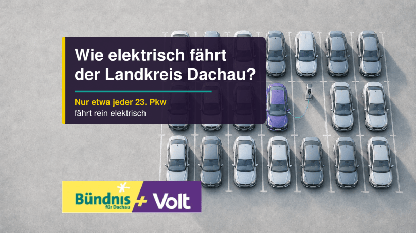 E-Mobilität im Landkreis Dachau: Deutlicher Zuwachs, aber kein&nbsp;Spitzenplatz